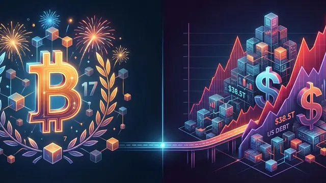 Bitcoin Celebrates 17th Birthday: US National Debt Exceeds $38.5 Trillion on Genesis Day