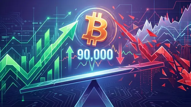 Bitcoin Sentiment Remains Divided as Price Hovers Near $90,000 Amid Mixed Market Signals