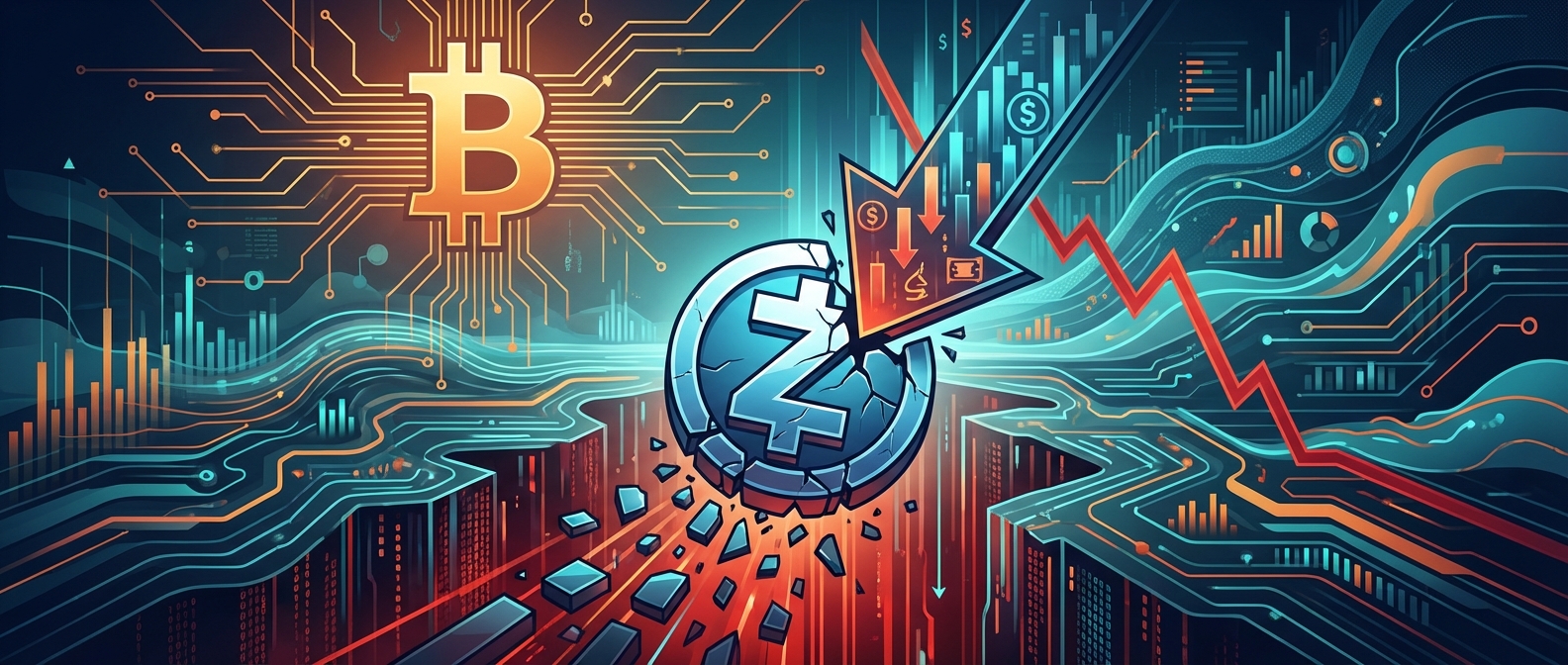 Zcash Plunges 33 Percent: Privacy Coin Under Massive Selling Pressure
